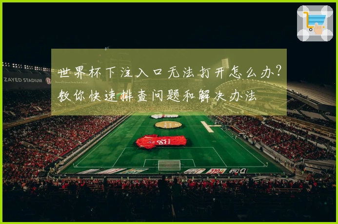 世界杯下注入口无法打开怎么办？教你快速排查问题和解决办法